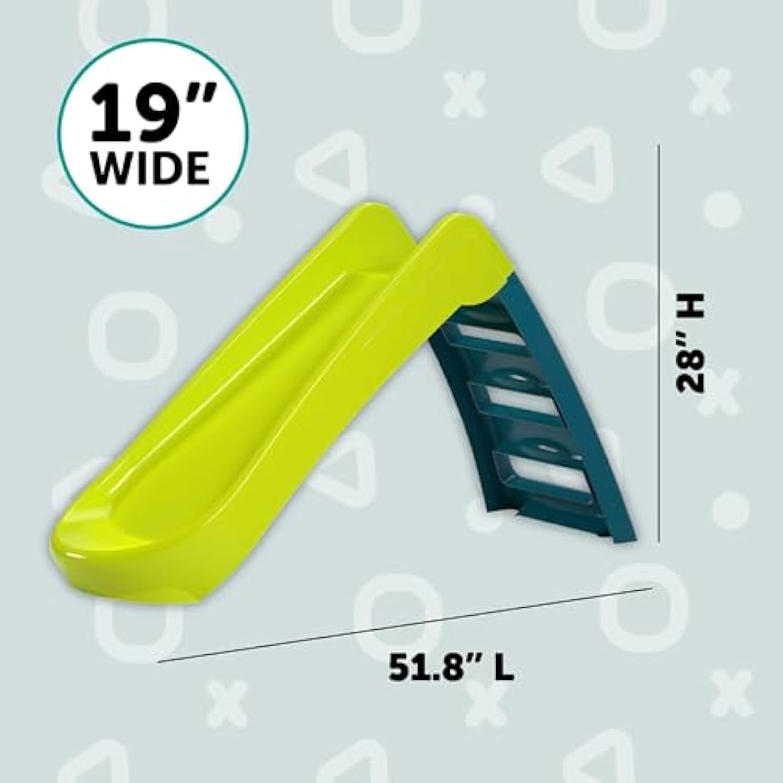 Palplay Junior Folding Toddler Slide – Durable Indoor Outdoor Playset