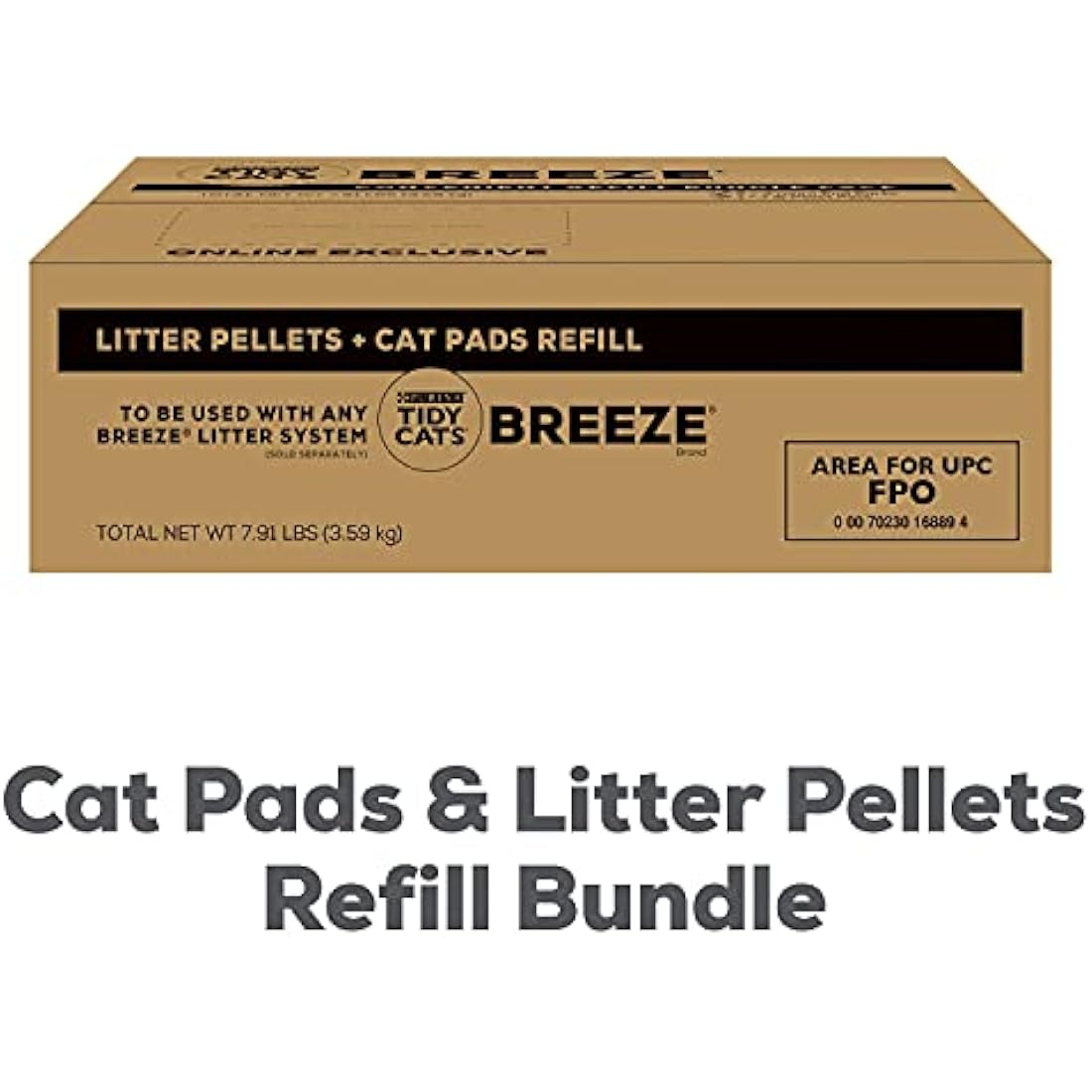 Purina Tidy Cats Breeze Litter System Refill Bundle: Pellets & Pads