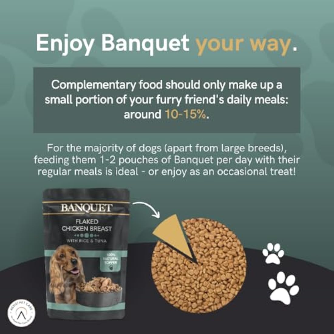 HiLife Banquet Natural Wet Dog Food - Chicken, Rice & Tuna - 30 Pouches