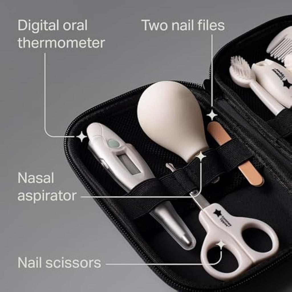 Tommee Tippee Baby Healthcare and Grooming Kit - 9 Piece Newborn Set