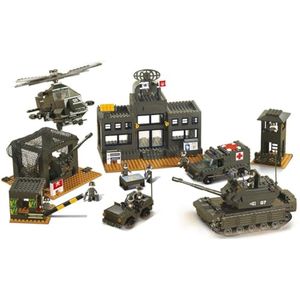 Sluban Headquarter Building Bricks Set – 1086 Piece Construction Kit