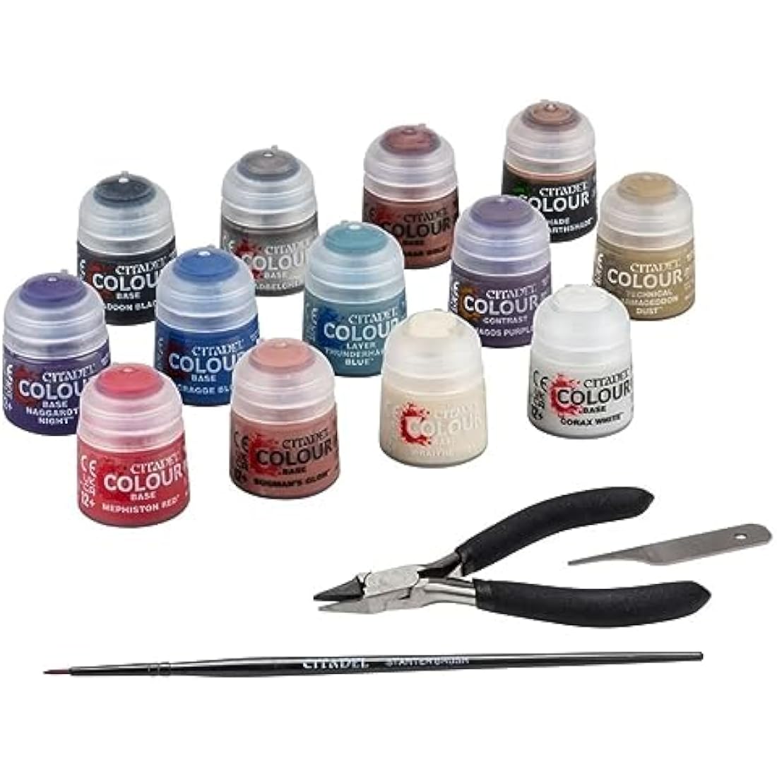 Warhammer 40,000 Paints + Tools Set – Citadel Miniature Hobby Kit