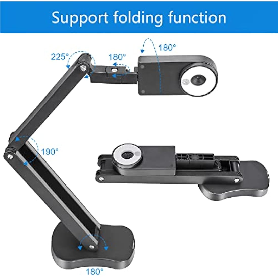 Kitchbai 4K USB Document Camera – 8MP Visualiser for Teaching & Zoom