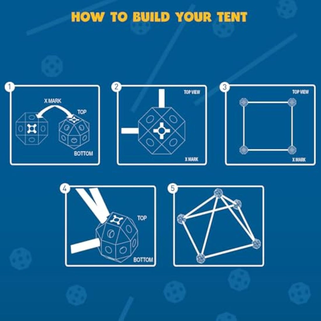 XL Fort Building Kit – 102 Piece STEM Construction Toy