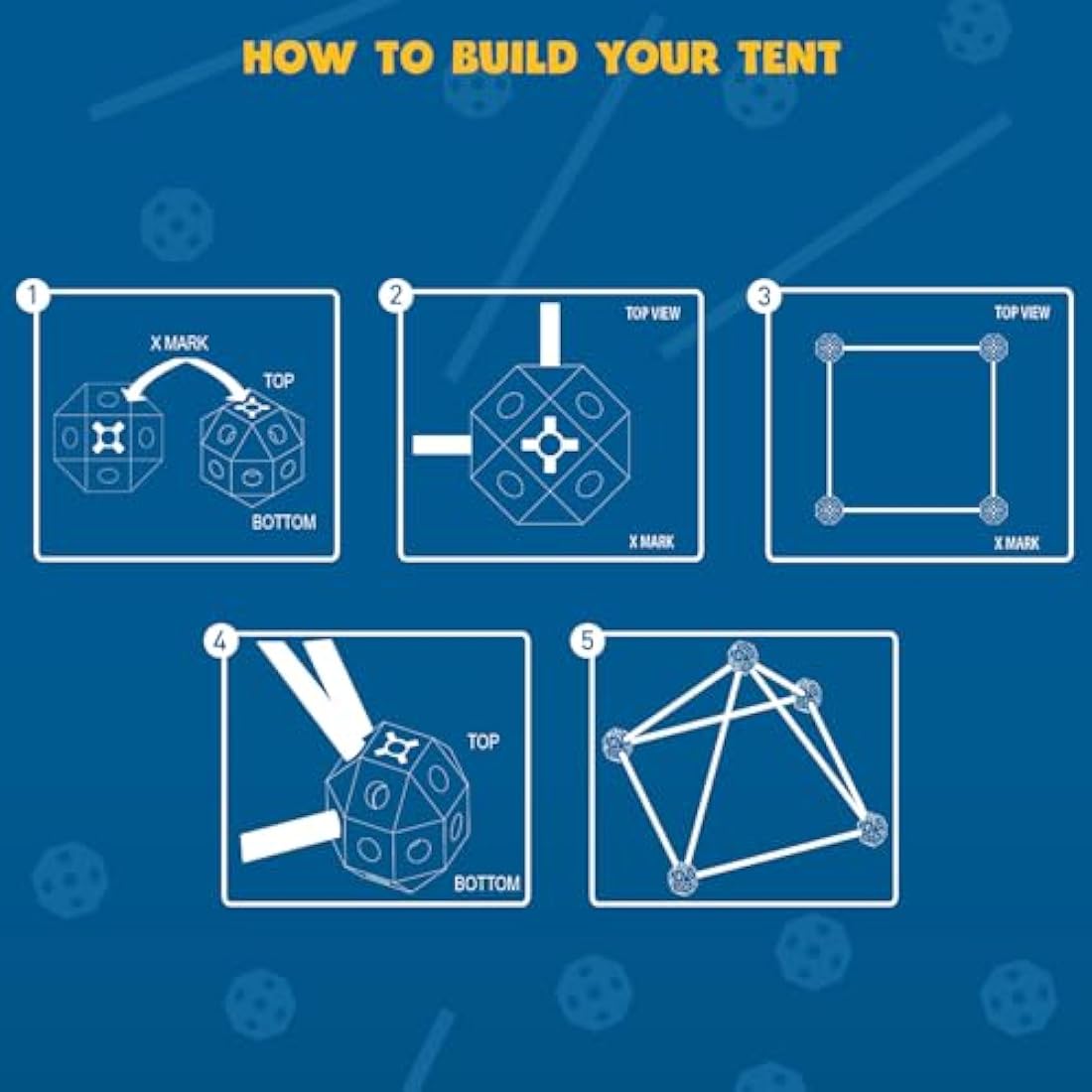 XL Fort Building Kit – 102 Piece STEM Construction Toy