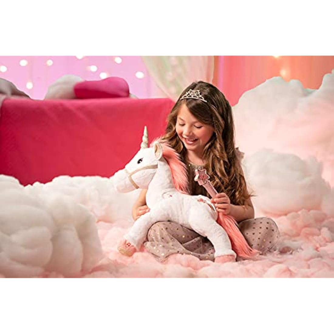 Gipsy Lica Bella Light-Up Musical Plush Unicorn - White Cuddly Toy