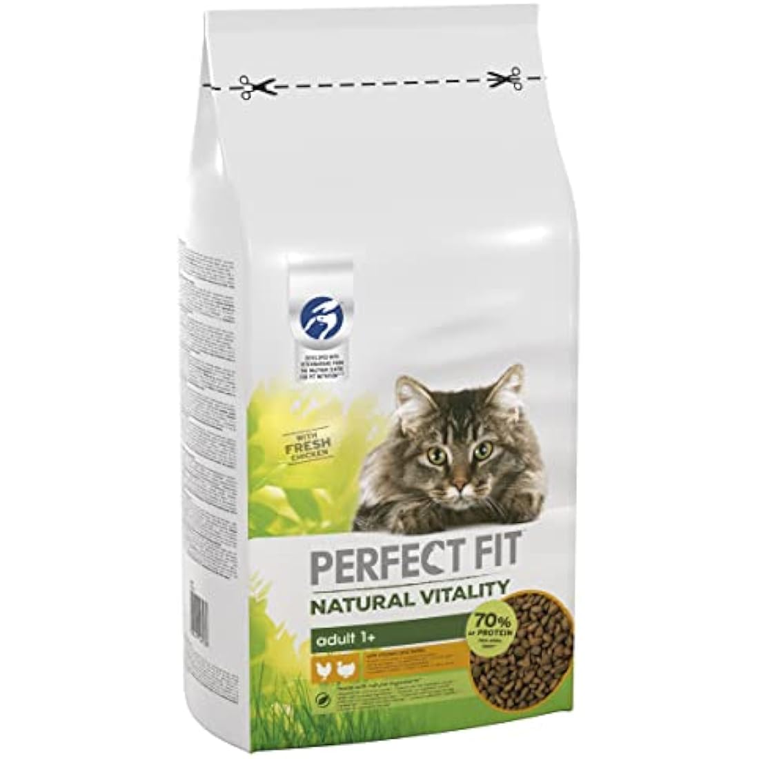 Perfect Fit Natural Vitality Dry Cat Food - Chicken & Turkey - 6kg