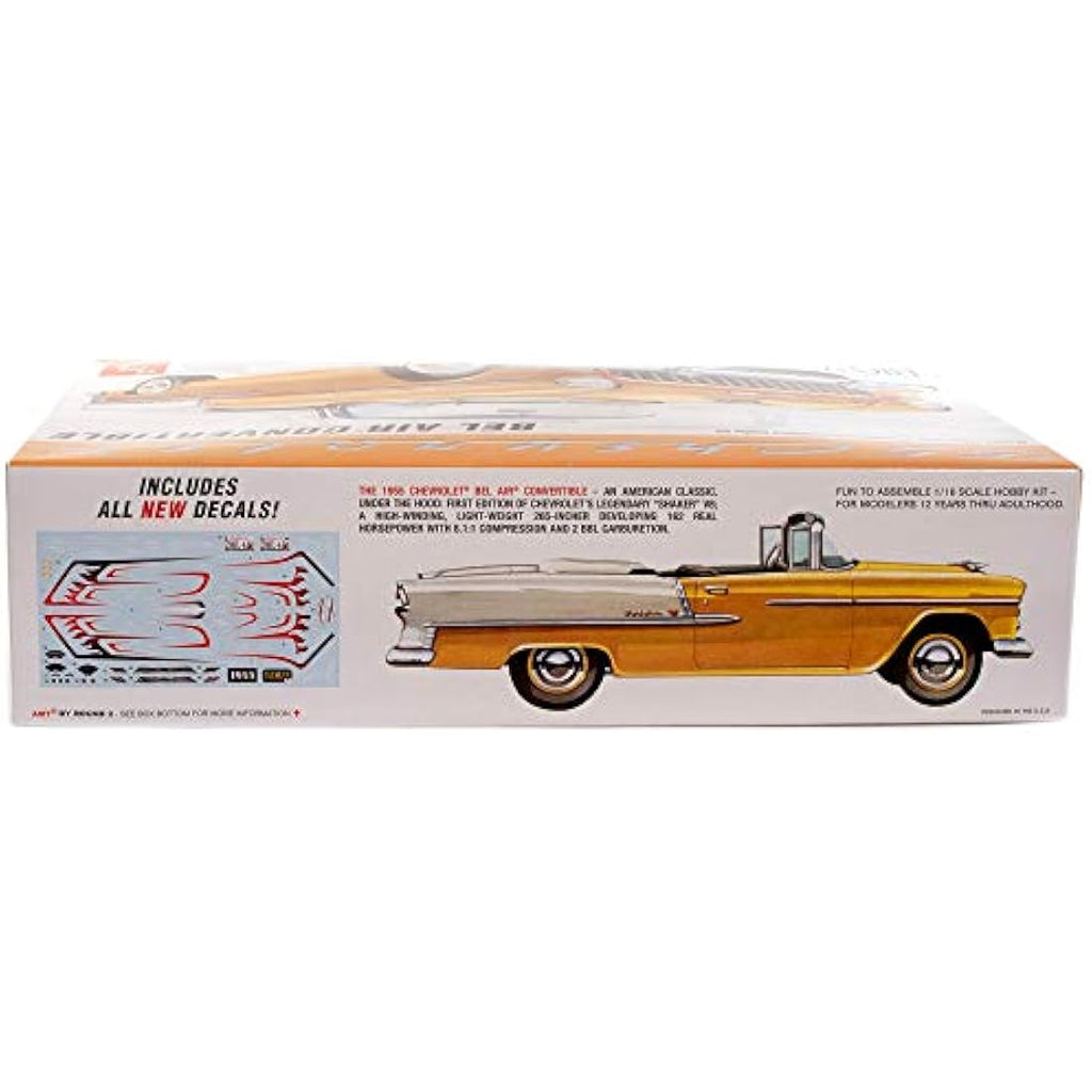 AMT 1955 Chevy Bel Air Convertible 1/16 Scale Model Car Kit