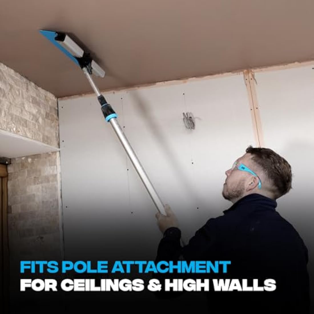 OX Speedskim 450mm Semi-Flexible Plastering Rule | Nylon Skimming Blade