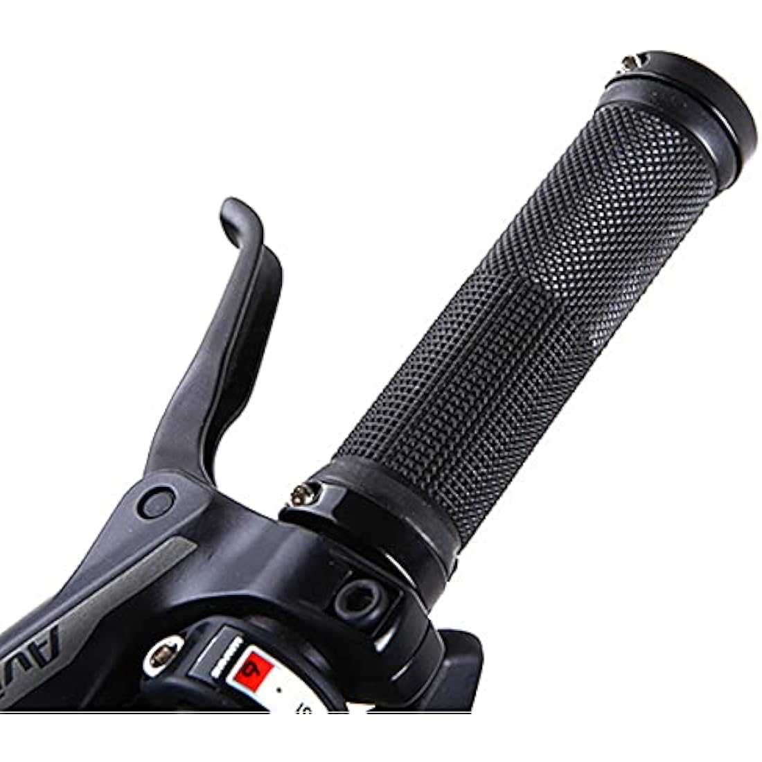 PLATT Non-Slip Rubber Bike Handlebar Grips | Aluminum Double Lock MTB BMX