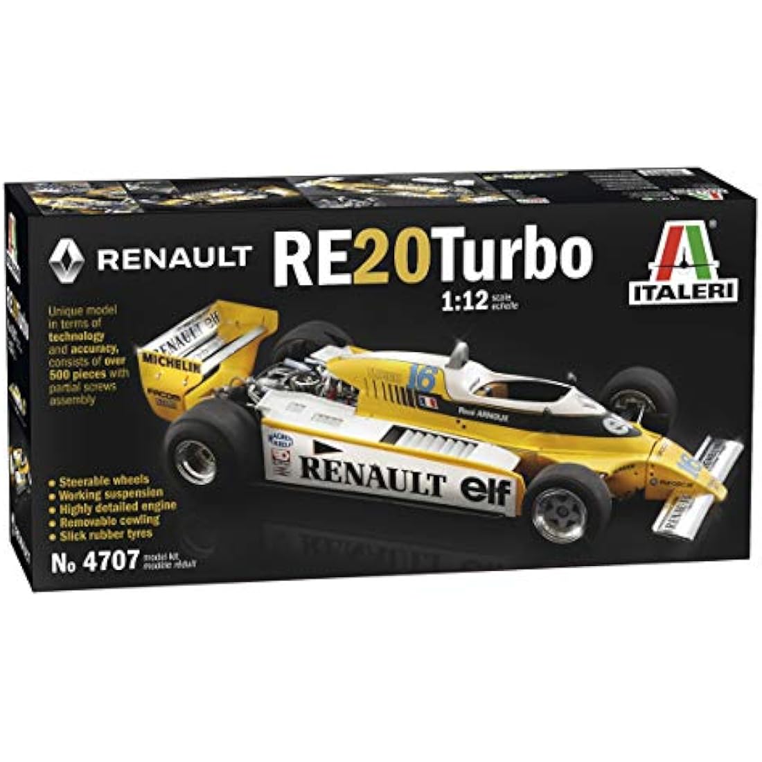 Italeri Renault Model Kit – Unvarnished Plastic Scale Assembly Kit