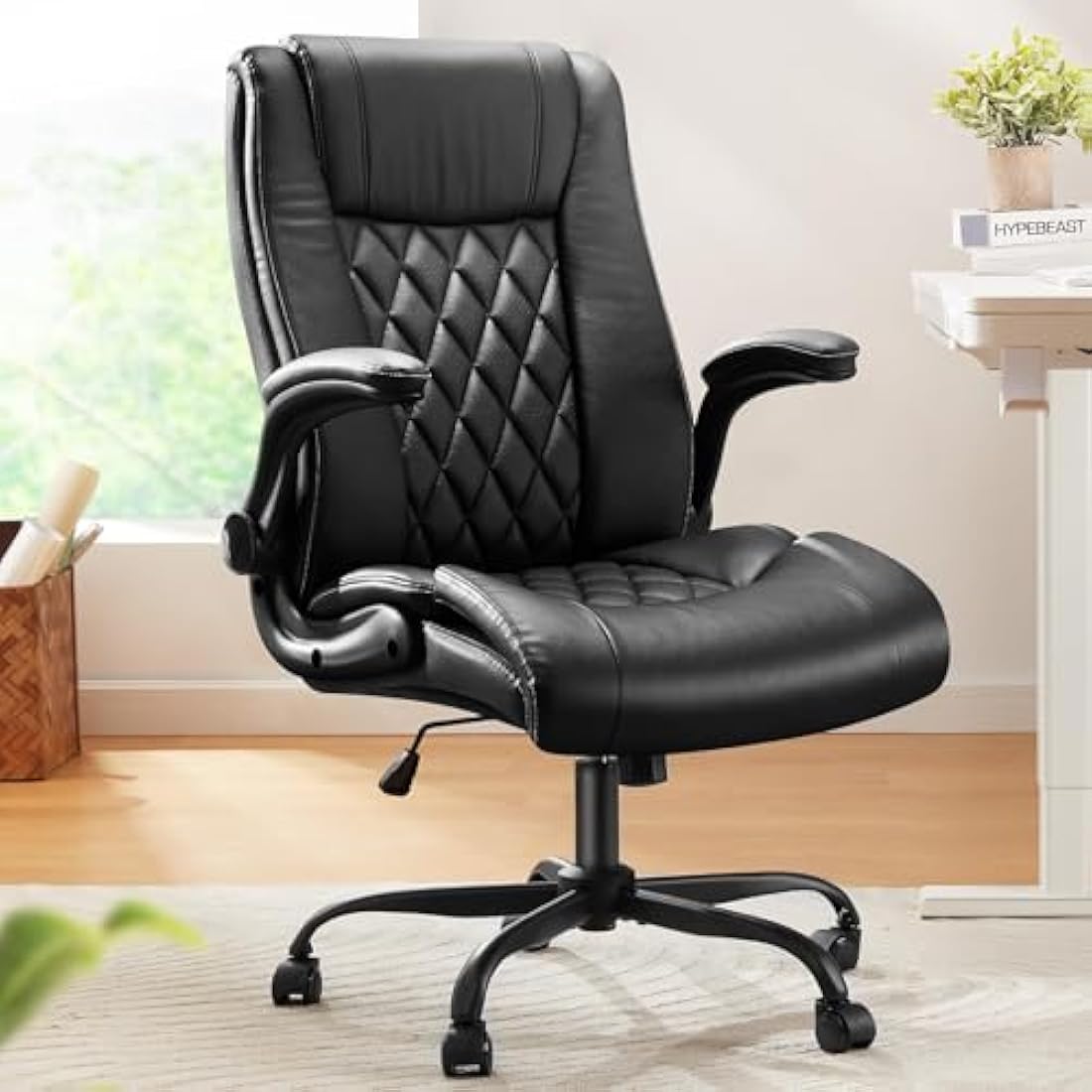 Marsail Executive Office Chair | Ergonomic PU Leather Desk Chair