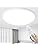 KIWIVIC 48W LED Ceiling Light | Dimmable Flush Mount with Remote Control