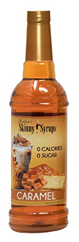 Jordan's Sugar Free Caramel Skinny Syrup - 750ml Coffee Flavor (3 Pack)