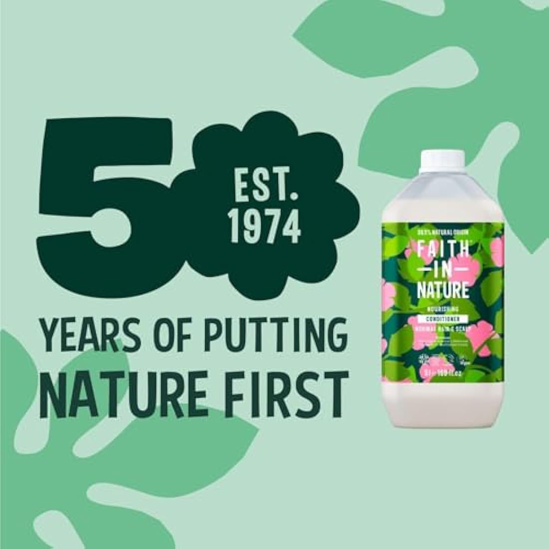 Faith In Nature Wild Rose Conditioner – Nourishing 5L Refill Pack