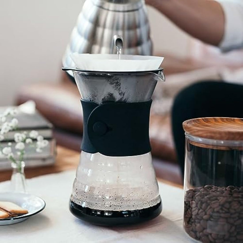 Hario V60 Drip Decanter - 700ml Pour-Over Coffee Brewer & Server
