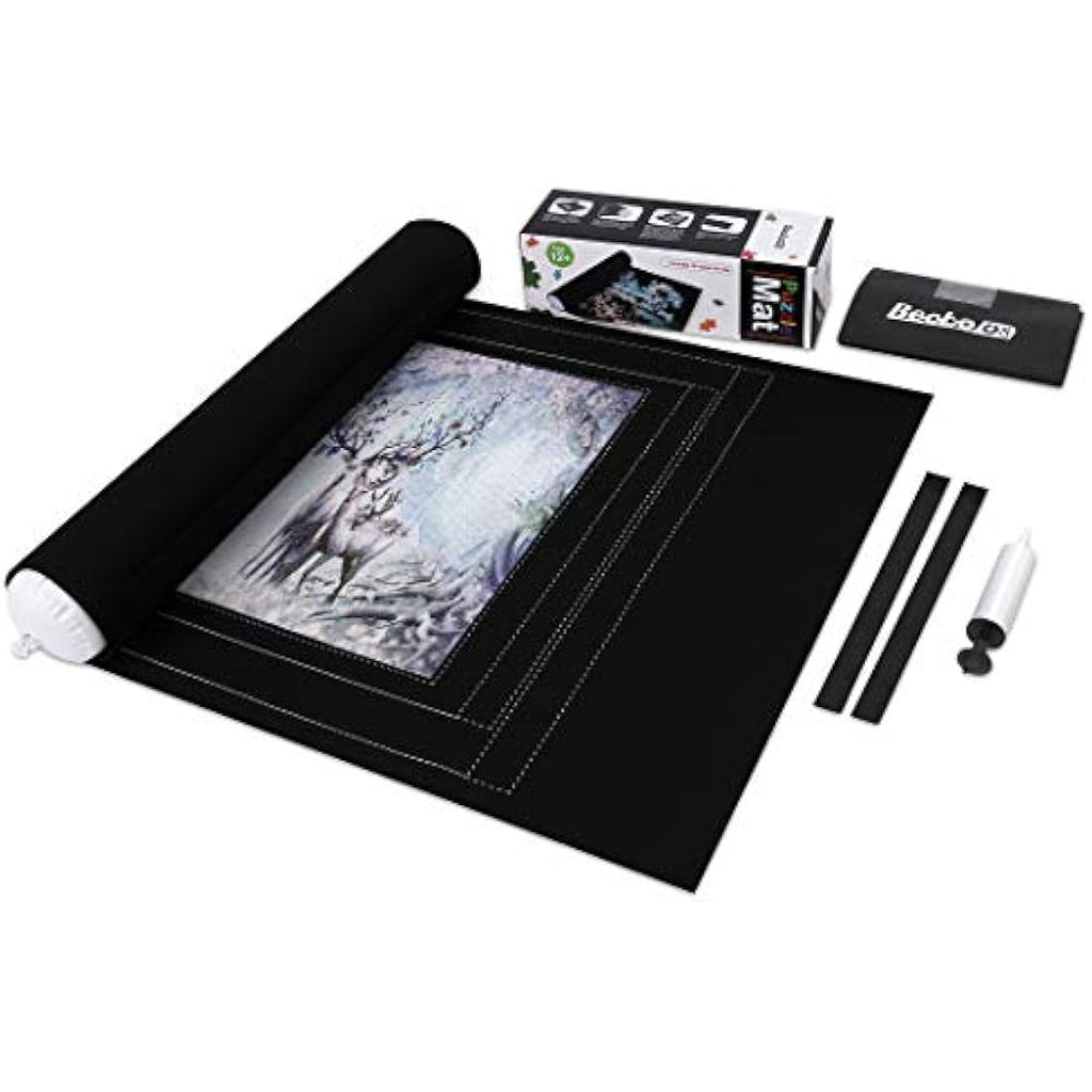 Becko US Jigsaw Puzzle Roll Mat - Felt Storage Organizer for 1,500 Pieces