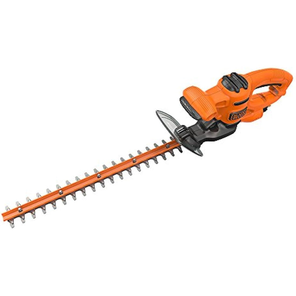 Black + Decker 45cm Electric Hedge Trimmer – 420W Dual Action Blade
