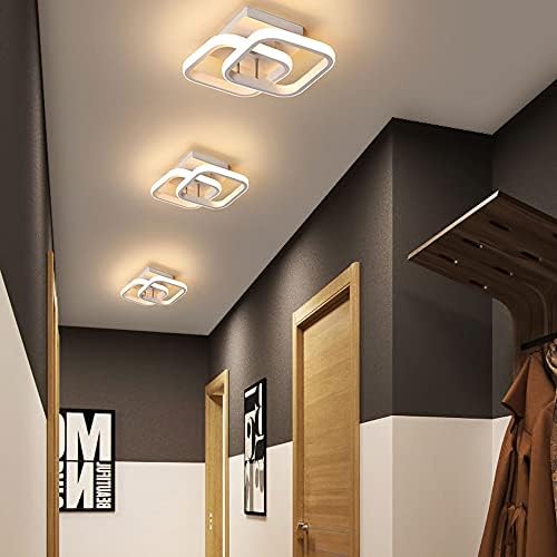 22W Modern Square LED Ceiling Light | Dimmable 3-Color Lamp