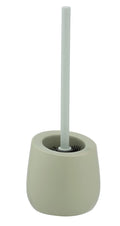 WENKO Badi Ceramic Toilet Brush Set – Lime Green Matte with Silicone Head