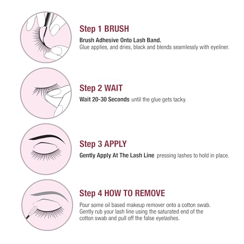 i•ENVY Super Strong Hold Eyelash Adhesive – Waterproof Clear Lash Glue