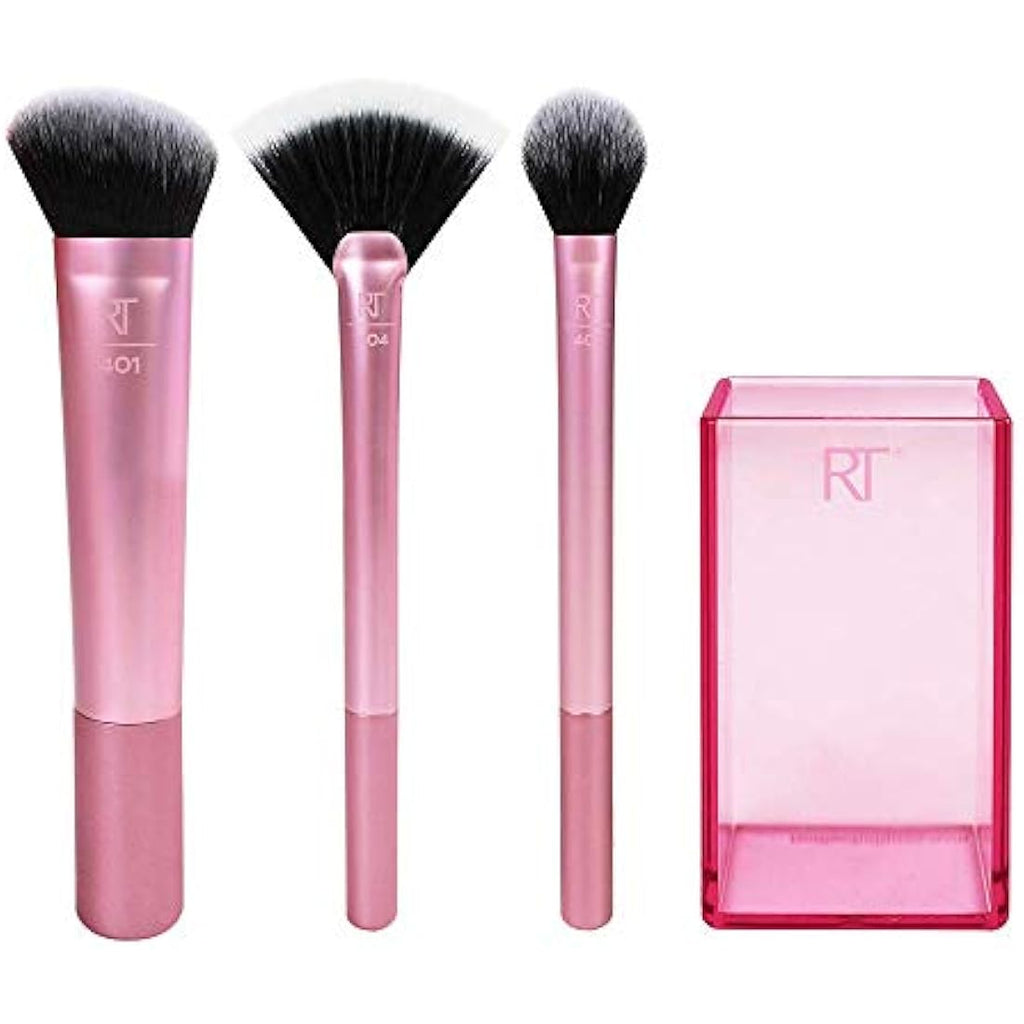Real Techniques Sculpting Makeup Brush Set | 4-Piece Contouring Kit