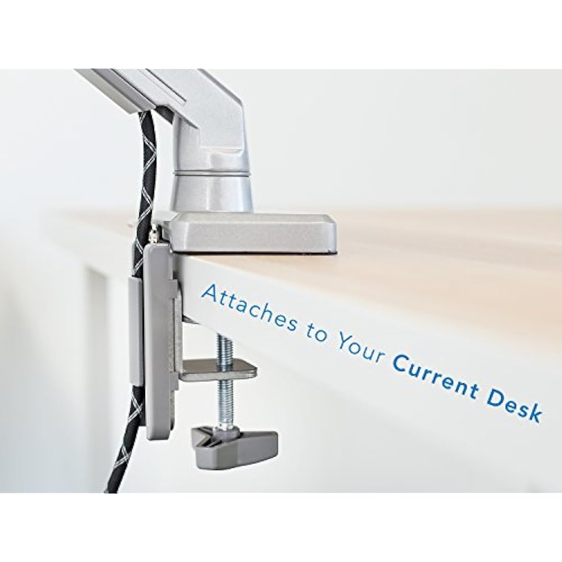 Mount-It! Single Monitor Arm – Mechanical Spring Desk Mount for 32" Screens