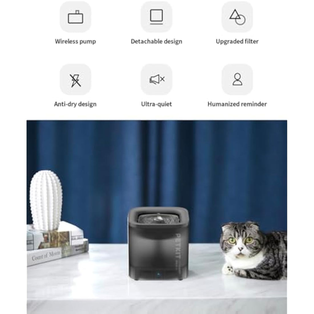 PETKIT EVERSWEET SOLO SE Cat Water Fountain | 1.85L Ultra-Quiet Pump
