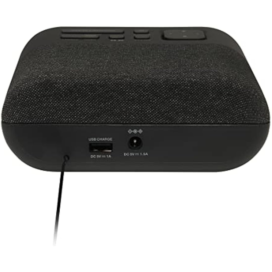Groov-e Roma DAB/FM Clock Radio – Digital Alarm Clock with USB Charging