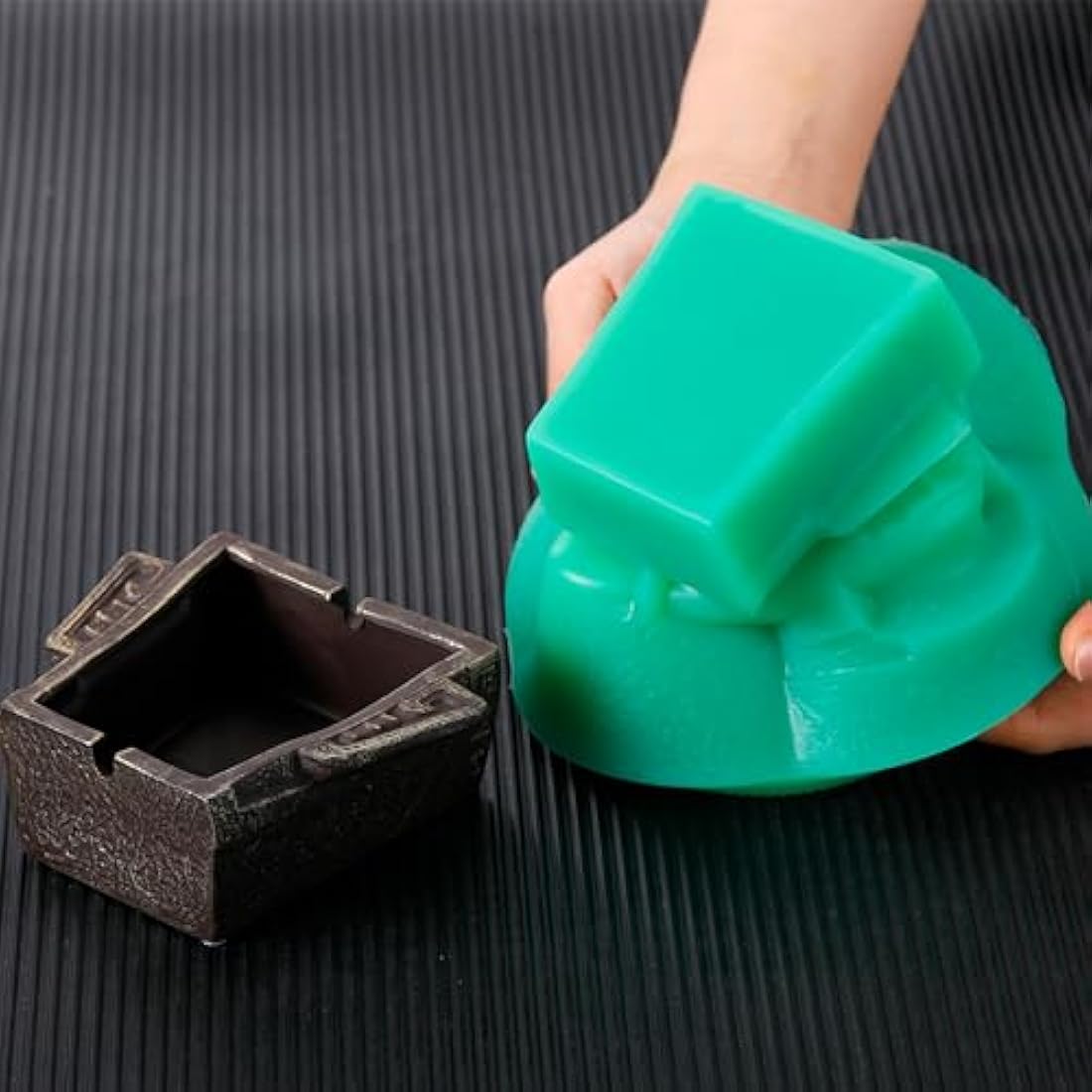 BBDINO Platinum Silicone Mould Making Kit – 600g Jade Green Liquid Rubber