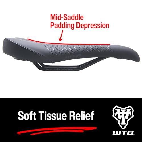 WTB Volt Cromoly Mountain Bike Saddle | Wide 150mm Gel Seat - Black