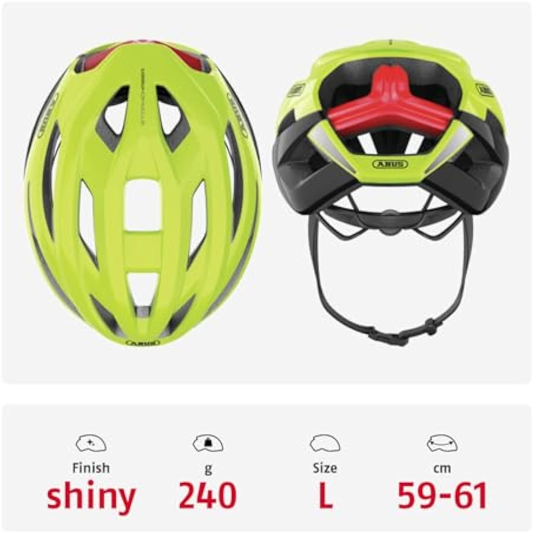 ABUS StormChaser Road Bike Helmet – Lightweight Vented Cycling Helmet
