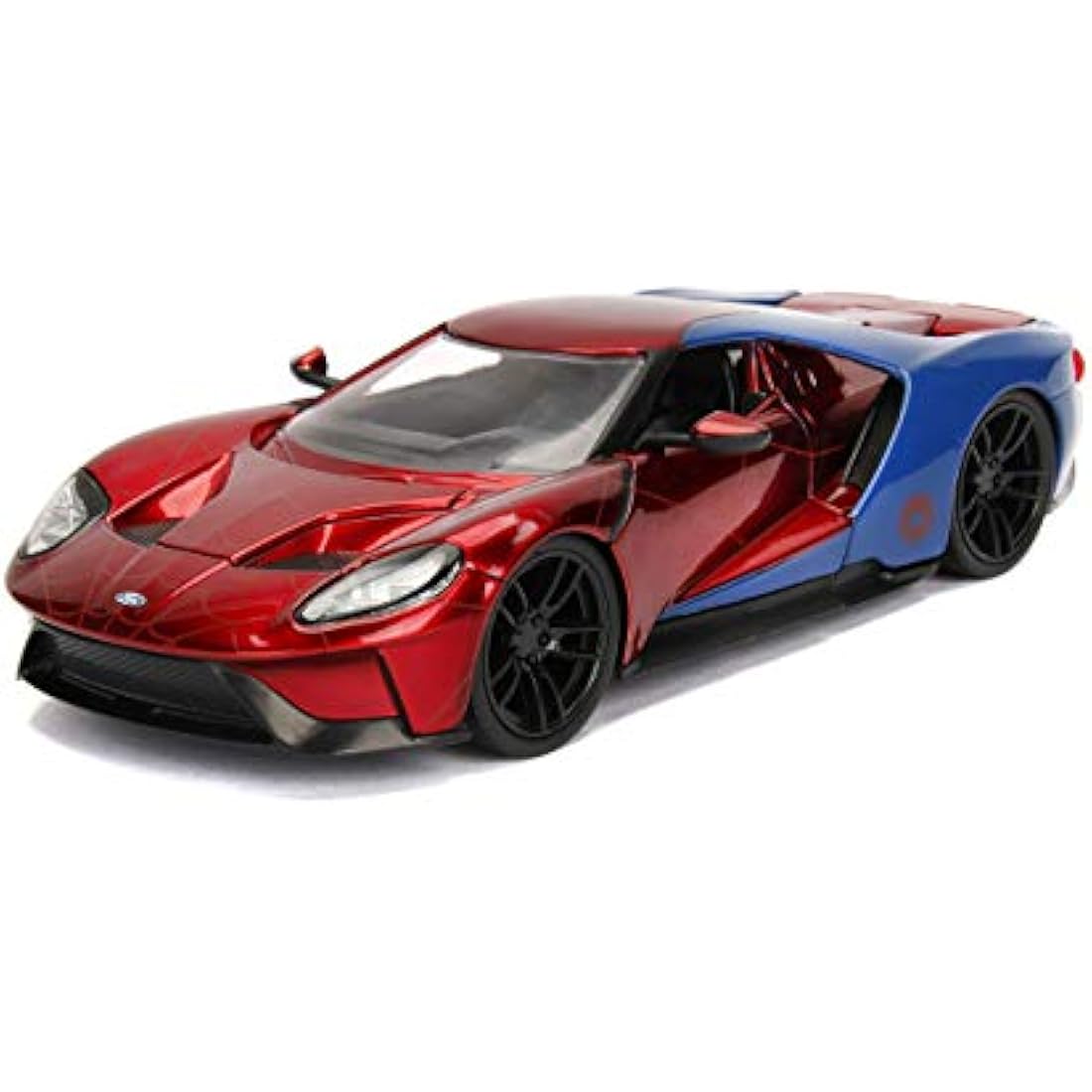 Jada Toys Marvel Spider-Man 2017 Ford GT 1:24 Die-Cast Model Car