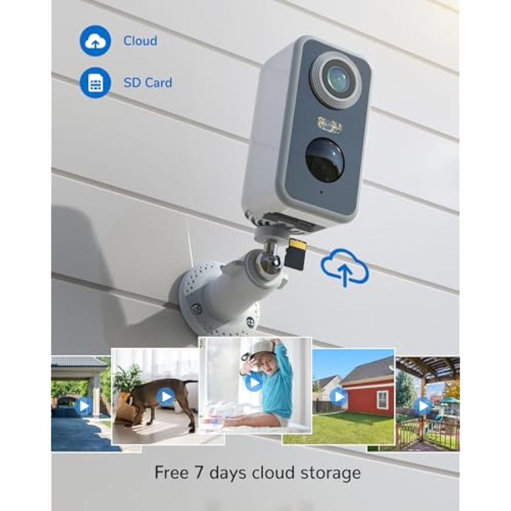DEATTI 2K Wireless Security Camera – Battery Powered Outdoor CCTV