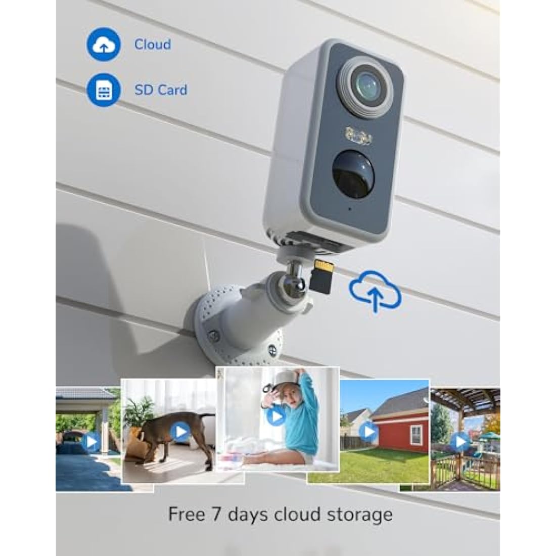 DEATTI 2K Wireless Security Camera – Battery Powered Outdoor CCTV