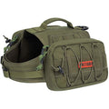 OneTigris Mammoth Dog Backpack – Durable Hiking Saddle Bag, Ranger Green