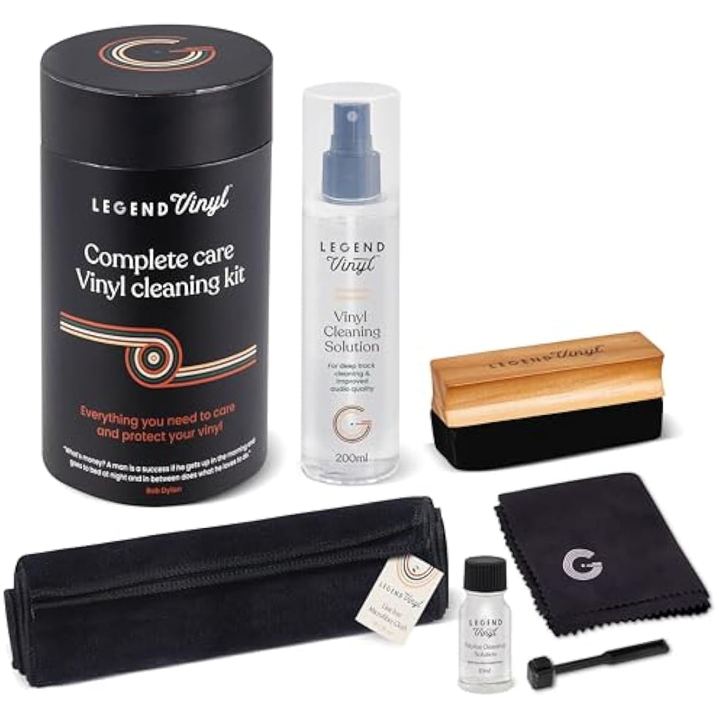 Legend Vinyl 6-in-1 Record Cleaning Kit with Carbon Fiber Brush