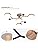 Schindora 36W LED Ceiling Light – Oak Wood Decor Chandelier 4500K