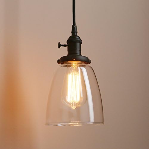 Industrial 3-Light Cluster Pendant – Black Glass Chandelier