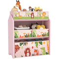 AIYAPLAY 3-Tier Kids Toy Storage Unit | 6 Removable Boxes - Pink