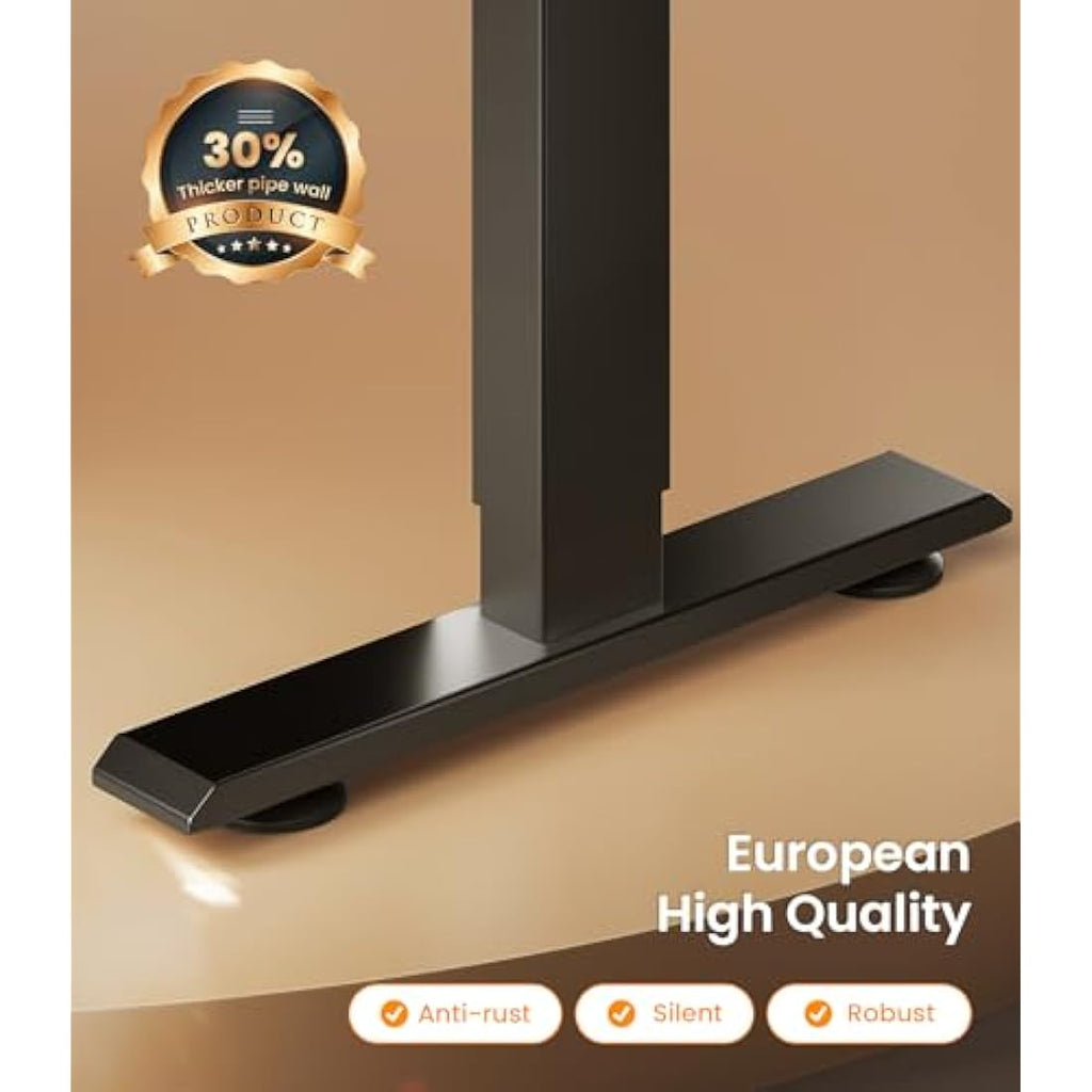 MAIDeSITe Electric Standing Desk Frame – Heavy Duty Steel Sit-Stand Base