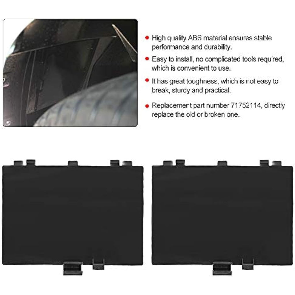 Jolof Store Fiat 500 Wheel Arch Liner Cover Panel - Front Pair