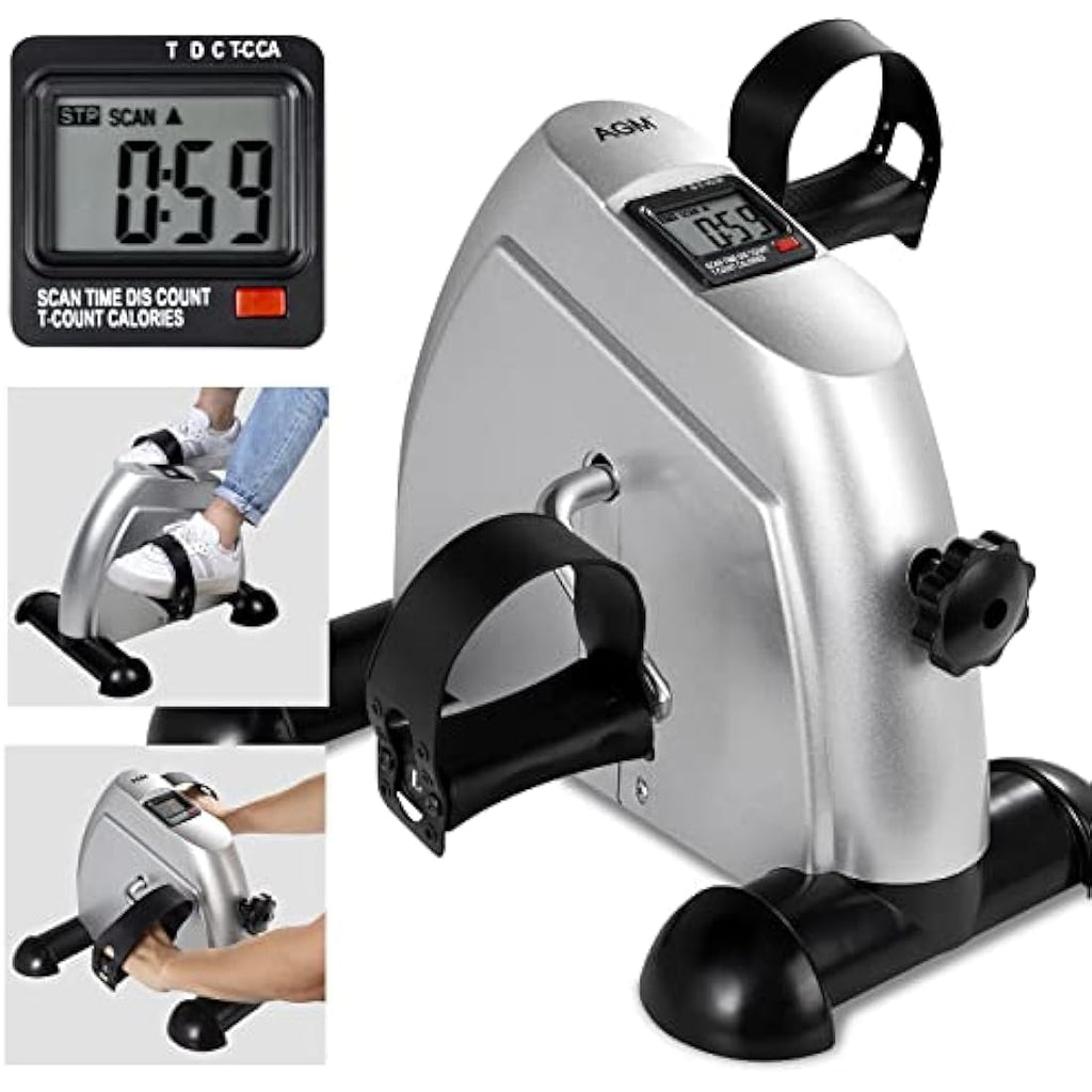 Jolof Store Mini Exercise Bike – Under Desk Pedal Exerciser with LCD