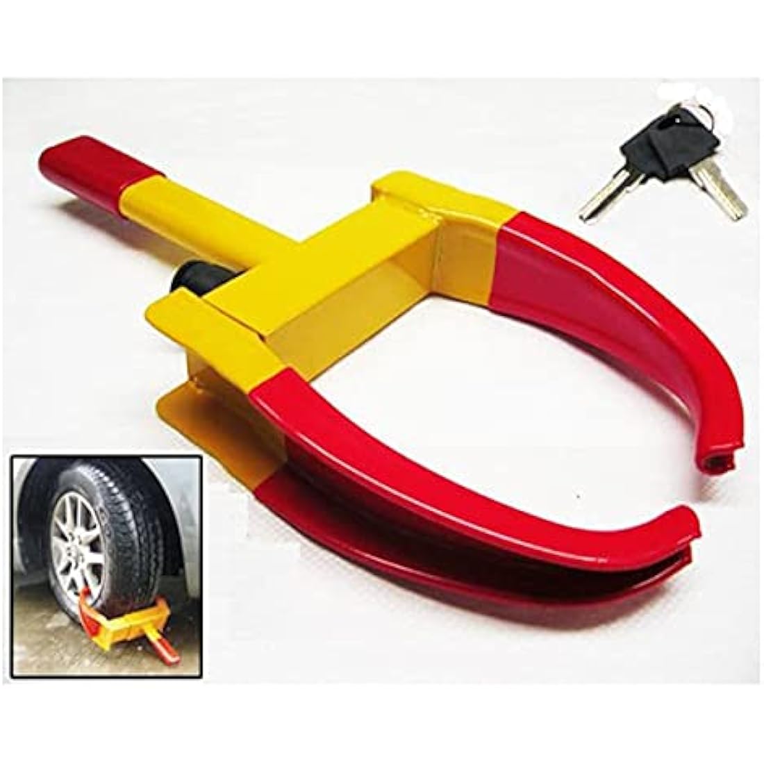 Heavy Duty Wheel Clamp – Anti-Theft Tire Lock for Cars & RVs