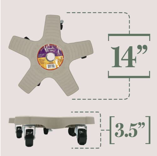 Bosmere Down Under Plant Caddie – 14" Heavy Duty Rolling Pot Mover