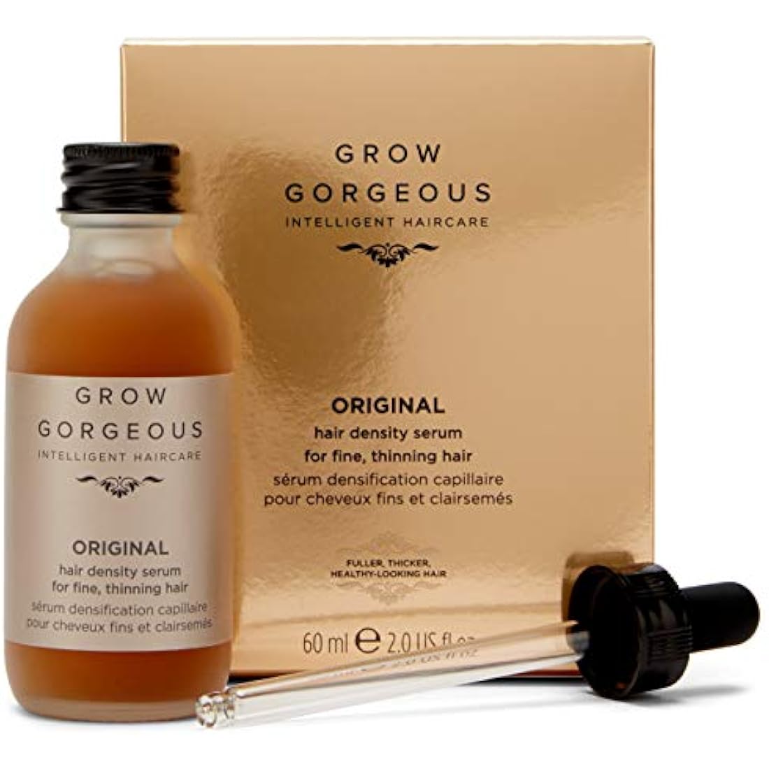 Grow Gorgeous Hair Density Serum – Thickening Caffeine Treatment, 90ml