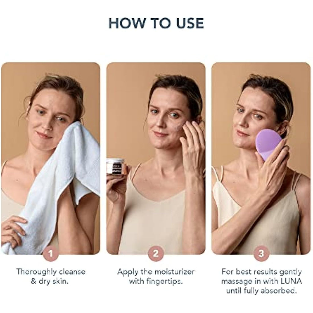FOREO SUPERCHARGED Triple Action Face Moisturiser - Hyaluronic Acid - 50ml