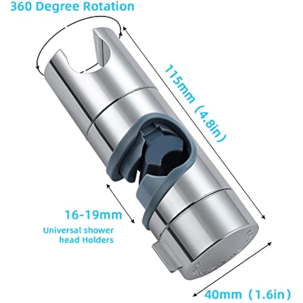 Adjustable Shower Head Holder | 16-19mm Chrome Bracket