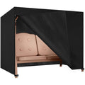 Dokon 3 Seater Garden Swing Cover | Waterproof Heavy Duty Oxford - Black