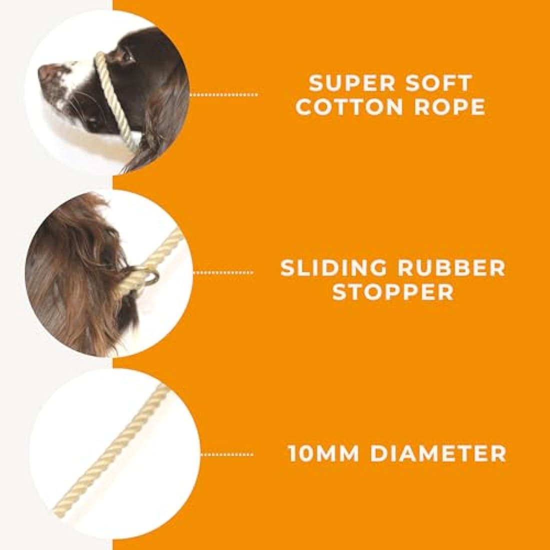Figure 8 Anti-Pull Lead – 10mm Marine Rope Head Collar